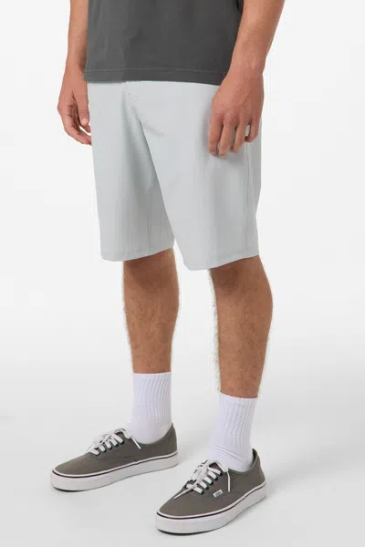 O'neill Reserve Light Check Water Repellent Bermuda Shorts In Graphite