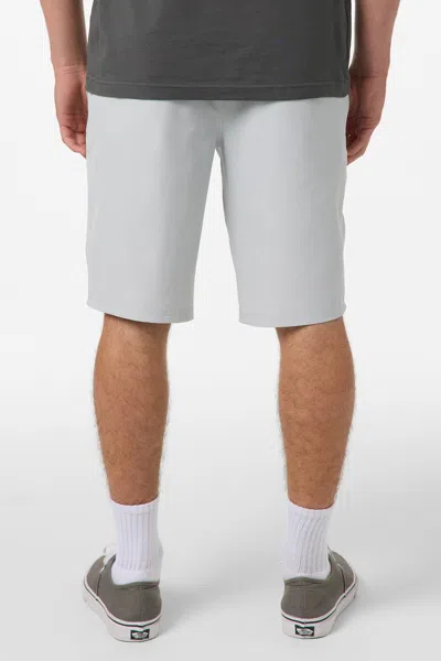 O'neill Reserve Light Check Water Repellent Bermuda Shorts In Graphite
