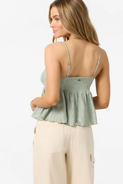O'neill Dellia Cutout Camisole In Green