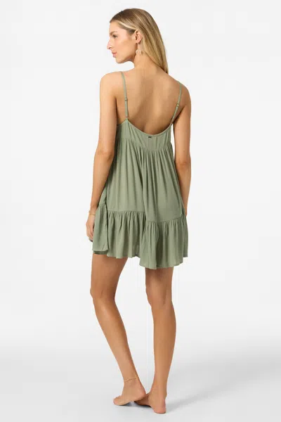 O'neill Saltwater Rilee Cover-up Minidress In Green