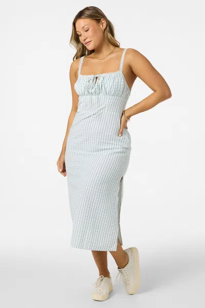 O'neill Wiley Body-con Midi Dress In White