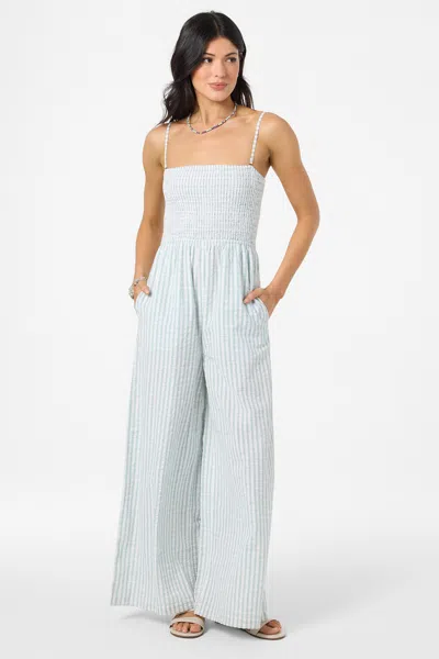 O'neill Aiyana Print Jumpsuit In Blue