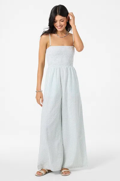 O'neill Aiyana Print Jumpsuit In Blue