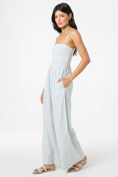 O'neill Aiyana Print Jumpsuit In Blue