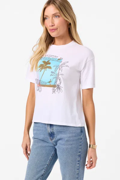 O'neill Doodles Easy Graphic T-shirt In White