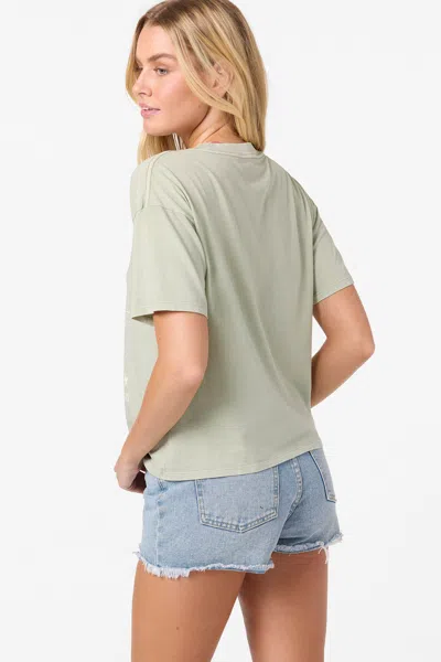 O'neill Twinning Cotton Graphic T-shirt In Green
