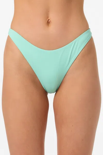 O'neill Flamenco Saltwater Solids Bikini Bottoms In Blue