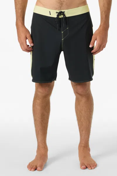O'neill Men's Hyperfreak Tech Panel 18" Board Shorts In Black