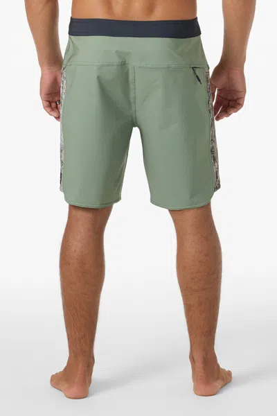 O'neill Men's Hyperfreak Tech Panel 18" Board Shorts In Green