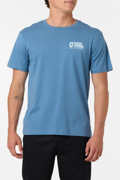 O'neill Men's Ca Sun Stack Classic T-shirt In Blue