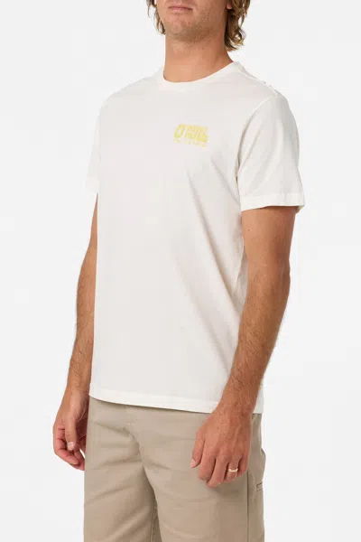 O'neill Men's Ca Sun Stack Classic T-shirt In White
