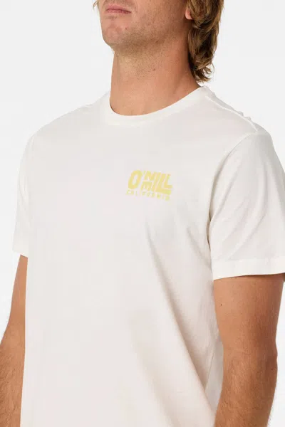 O'neill Men's Ca Sun Stack Classic T-shirt In White
