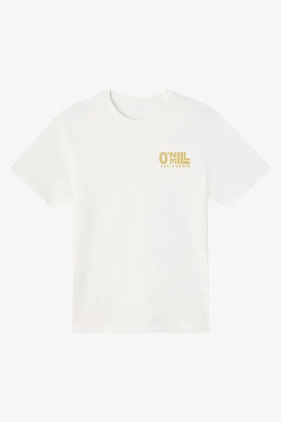 O'neill Men's Ca Sun Stack Classic T-shirt In White