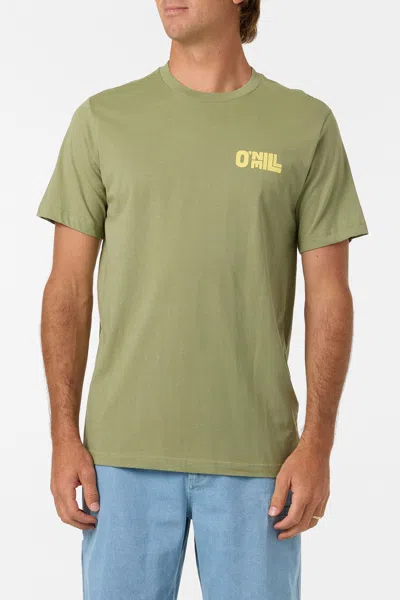 O'neill Men's Sun Stack Classic T-shirt In Green