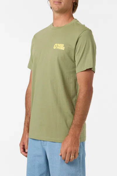 O'neill Men's Sun Stack Classic T-shirt In Green