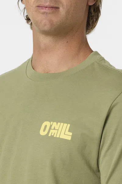 O'neill Men's Sun Stack Classic T-shirt In Green