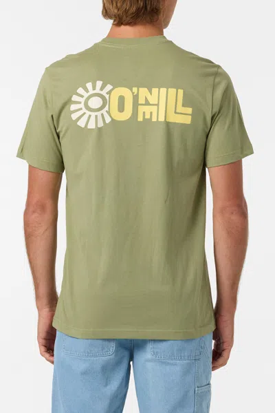 O'neill Men's Sun Stack Classic T-shirt In Green