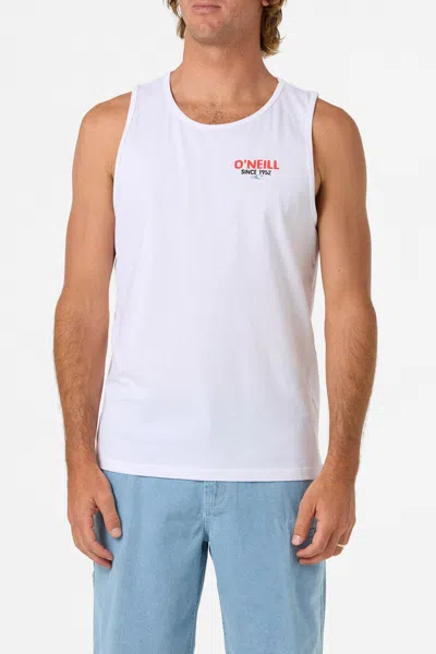 O'neill Men's Eagles Fly Tank Top In White
