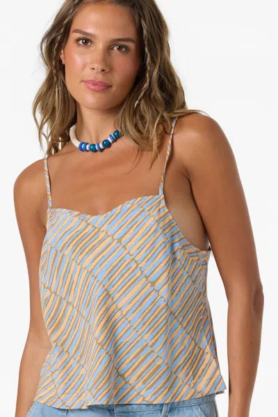 O'neill Matilda Stripe Camisole In Blue
