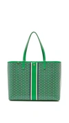 Tory Burch Gemini Link Tote In Court Green