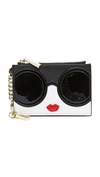 ALICE AND OLIVIA STACEY FACE ZIP COIN PURSE