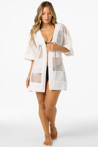 O'neill Risa Cover-up Beach Robe In White