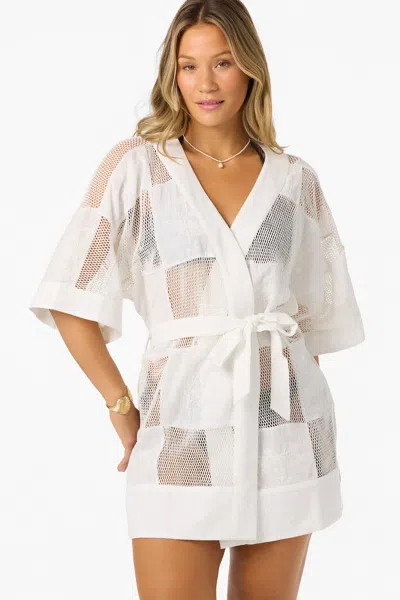 O'neill Risa Cover-up Beach Robe In White