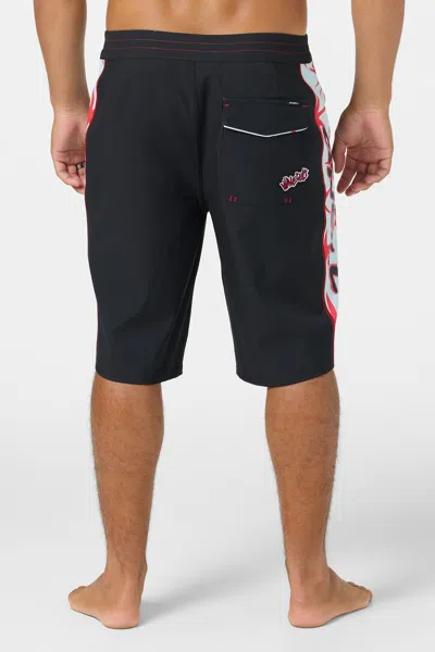 O'neill Men's Hyperfreak Revert Side Panel 21" Board Shorts In Black