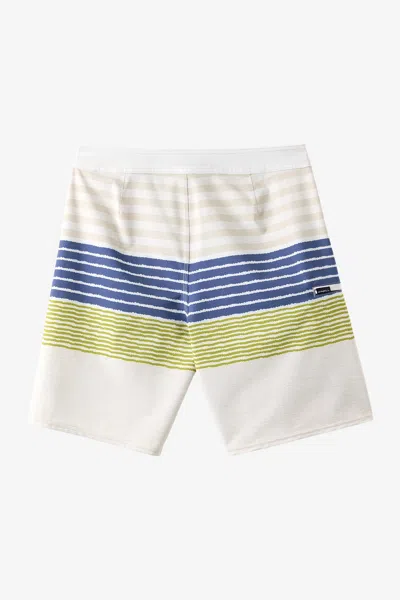 O'neill Hyperfreak Heat Stripe Swim Trunks In White