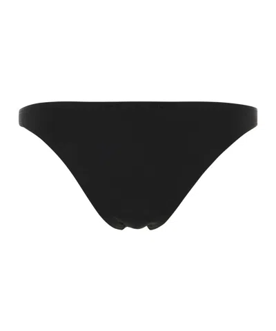 Prada Stretch Re-nylon Bikini Bottom In Black