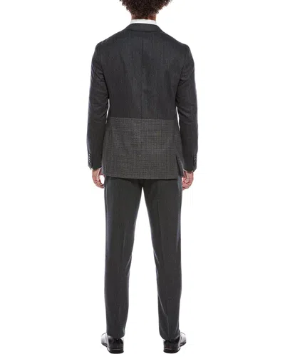 Canali 2pc Wool Suit In Black