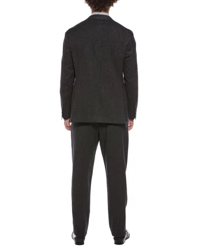 Canali 2pc Wool-blend Suit In Black