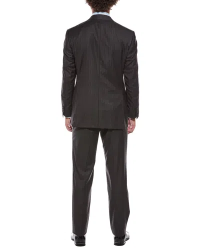 Canali 2pc Wool Suit In Black