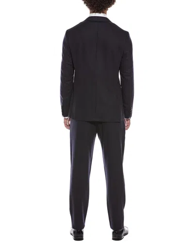 Canali 2pc Wool Suit In Black