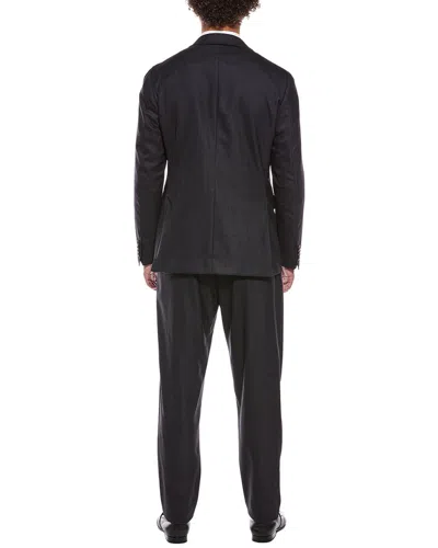 Canali 2pc Wool-blend Suit In Black
