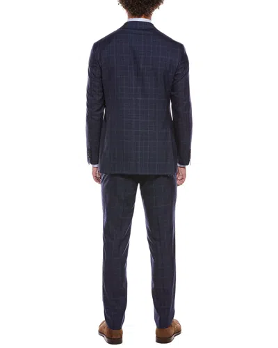 Canali 2pc Wool Suit In Blue
