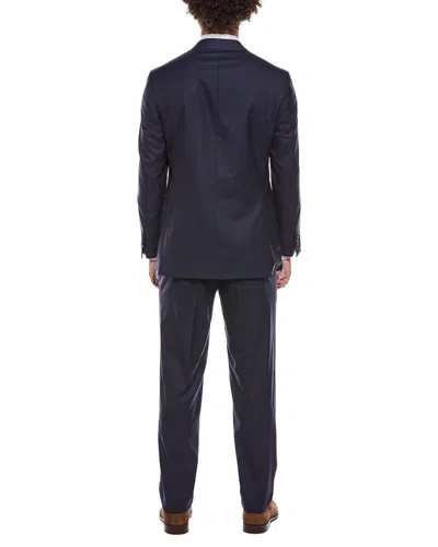 Canali 2pc Wool Suit In Blue