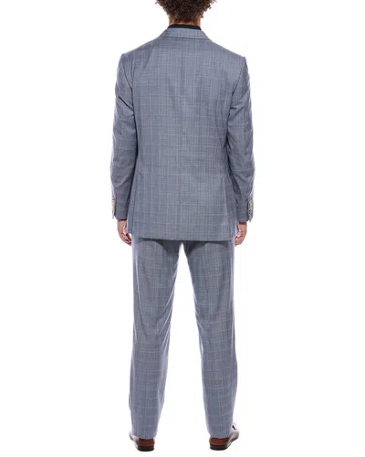 Canali 2pc Wool & Silk-blend Suit In Multi