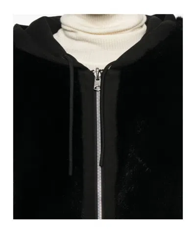 Mackage Gwendal Reversible Hooded Faux-fur Jacket In Black