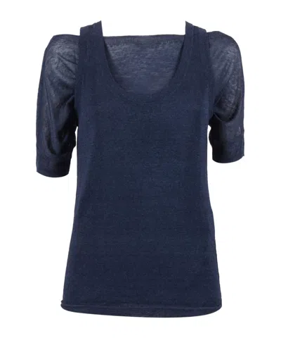 P.a.r.o.s.h Babylon Layered-effect Top In Blue