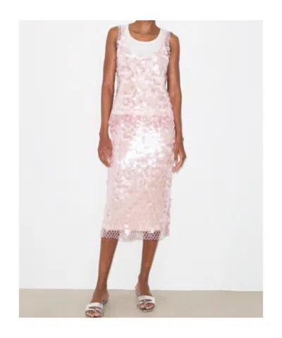 Tory Burch Sequin Mesh Top In Multi