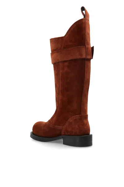 Iro Round Toe Boots In Multi