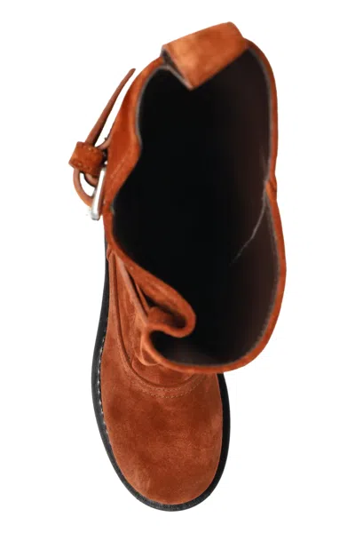 Iro Round Toe Boots In Multi