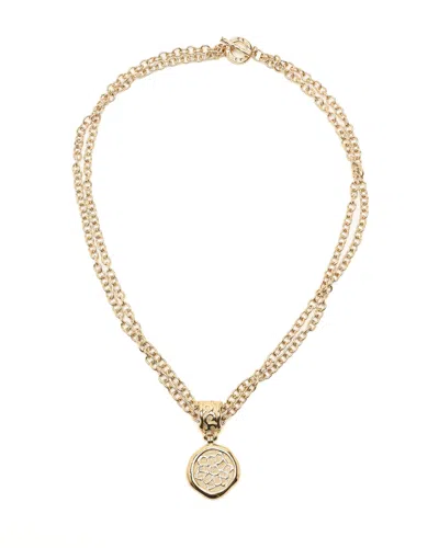 Givenchy Multi Chain Long Necklace In Black
