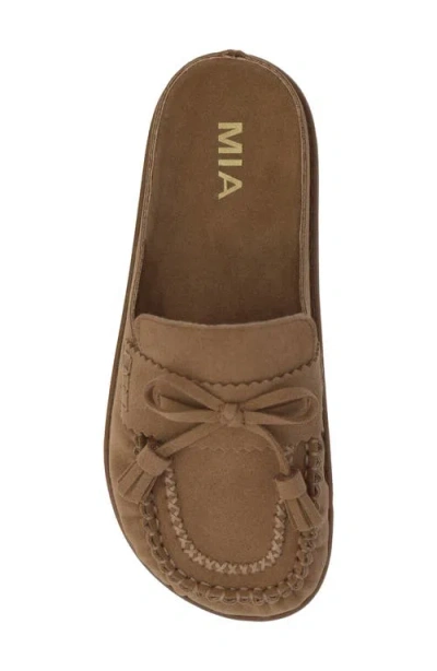 Mia Nesha Tassel Mule In Brown
