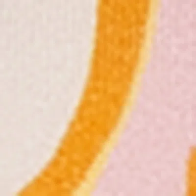 La Doublej Printed Triangle Bikini Top In Multi