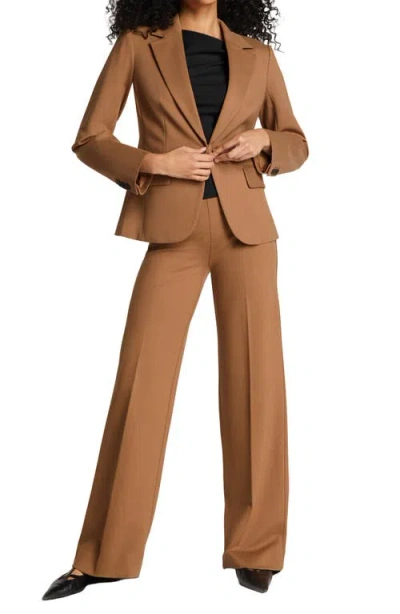 Spanx ® Stretch Ponte Blazer In Brown