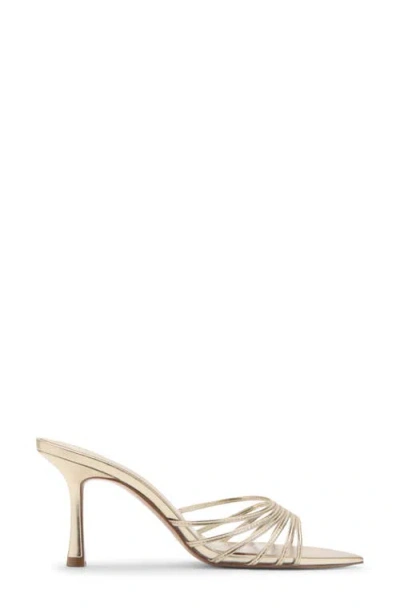 Mango Pointed Toe Slide Sandal In Multi