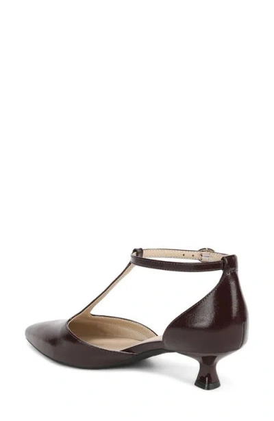Lifestride Maruin Ankle Strap Pointed Toe Kitten Heel Pump In Multi