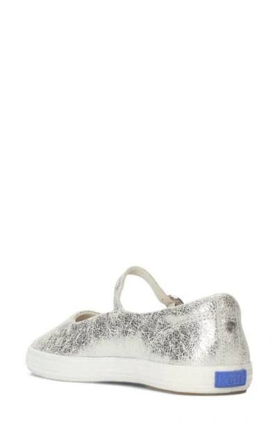 Keds Square Toe Mary Jane Flat In Gray